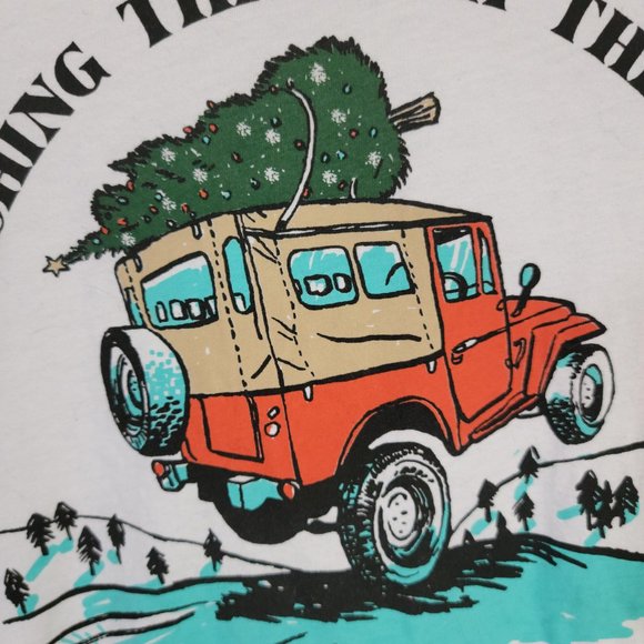 NWOT Old Navy Dashing Through The Snow Toyota Old Navy Long Sleeve T Shirt - Picture 3 of 6